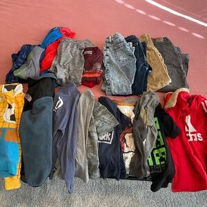 Little boys winter/spring clothing haul sz 5/6 pants sz7